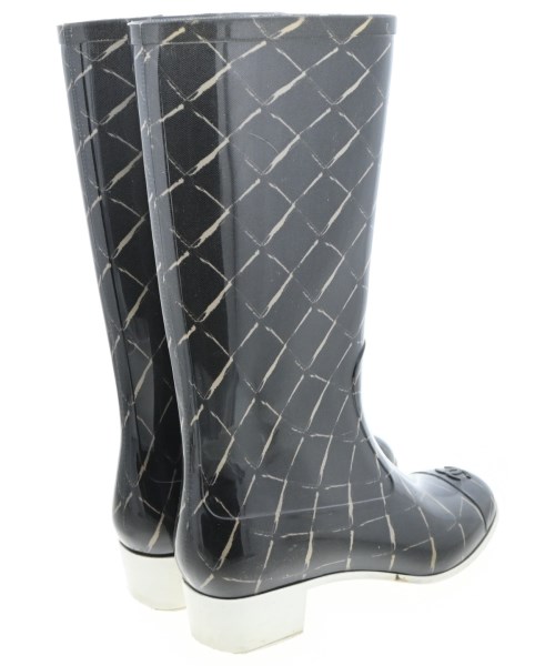 CHANEL（シャネル）レインシューズ 黒 サイズ:36(22.5cm位) レディース/2200663486014