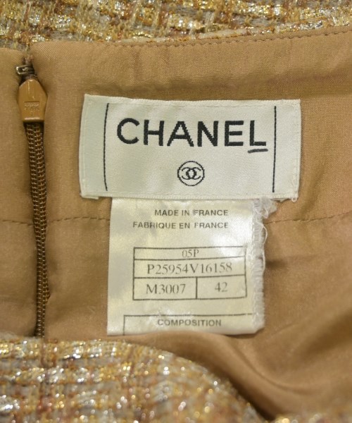 CHANEL（シャネル）ひざ丈スカート 白 サイズ:42(M位) レディース/2200658880032