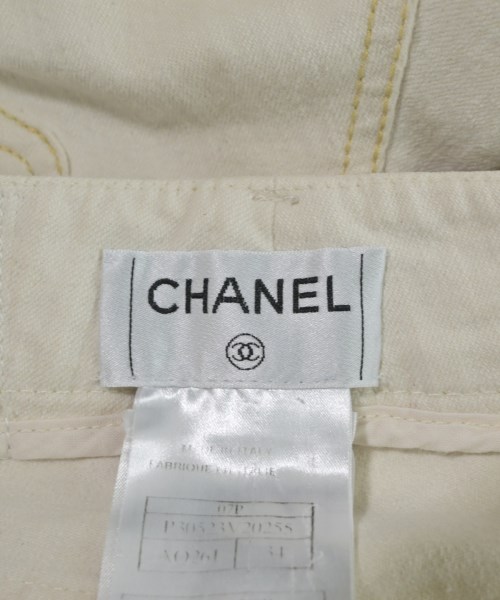 CHANEL（シャネル）デニムパンツ 白 サイズ:34(XXS位) レディース/2200642522023
