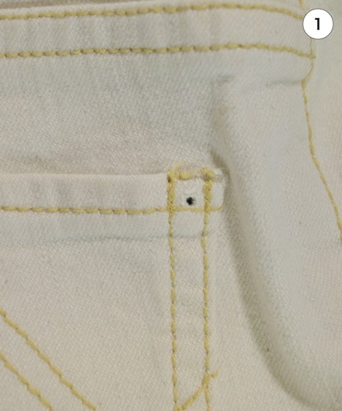 CHANEL（シャネル）デニムパンツ 白 サイズ:34(XXS位) レディース/2200642522023