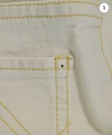 CHANEL（シャネル）デニムパンツ 白 サイズ:34(XXS位) レディース/2200642522023