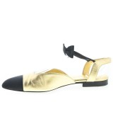 CHANEL（シャネル）サンダル ゴールド サイズ:EU37 1/2(24cm位) レディース/2200662054191