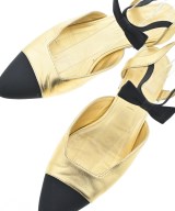 CHANEL（シャネル）サンダル ゴールド サイズ:EU37 1/2(24cm位) レディース/2200662054191