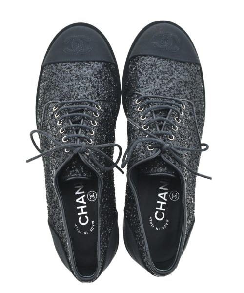 CHANEL（シャネル）ドレスシューズ/ローファー 黒 サイズ:EU37 1/2(24cm位) レディース/2200664888091