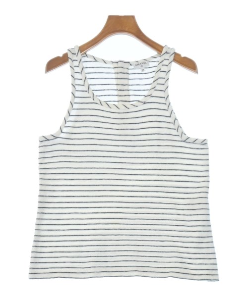 CHANEL(シャネル)タンクトップ 白 サイズ:38(S位)/2200665108105