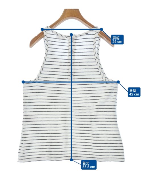 CHANEL（シャネル）タンクトップ 白 サイズ:38(S位) レディース/2200665108105
