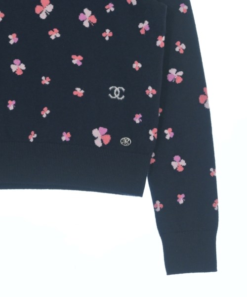 CHANEL（シャネル）ニット・セーター 紺 サイズ:36(XS位) レディース/2200208668066