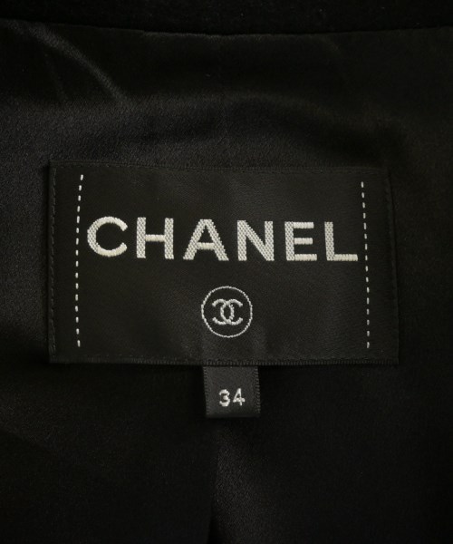 CHANEL（シャネル）ピーコート 黒 サイズ:34(XXS位) レディース/2200665174018