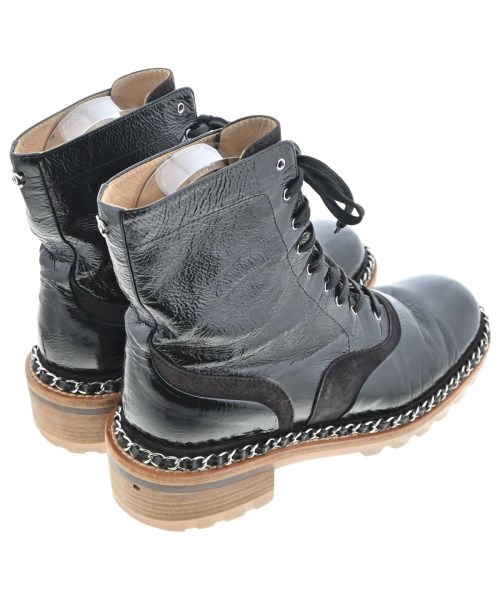 CHANEL（シャネル）ブーツ 黒 サイズ:EU38(24.5cm位) レディース/2200665174179
