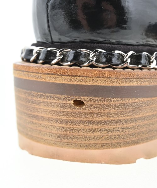 CHANEL（シャネル）ブーツ 黒 サイズ:EU38(24.5cm位) レディース/2200665174179