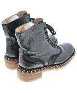 CHANEL（シャネル）ブーツ 黒 サイズ:EU38(24.5cm位) レディース/2200665174179
