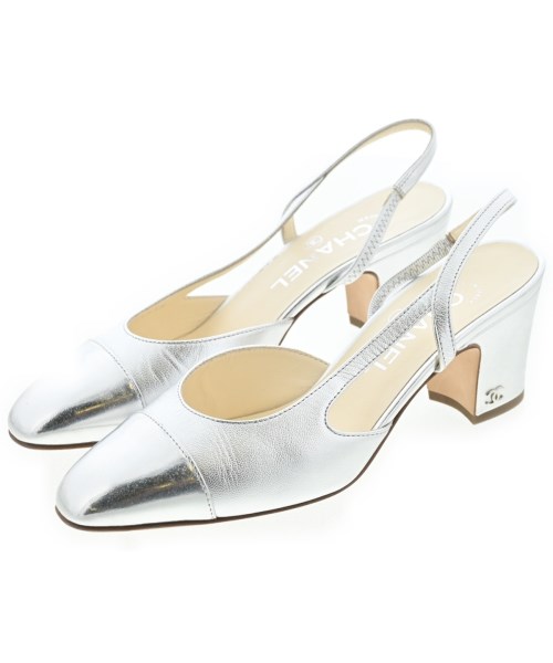 CHANEL（シャネル）サンダル シルバー サイズ:EU36(22.5cm位) レディース/2200665559013