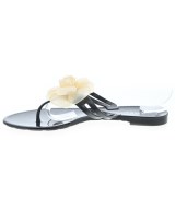 CHANEL（シャネル）サンダル 黒 サイズ:EU37(23.5cm位) レディース/2200666737014