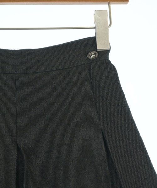 CHANEL（シャネル）ひざ丈スカート 黒 サイズ:34(XXS位) レディース/2200666978110