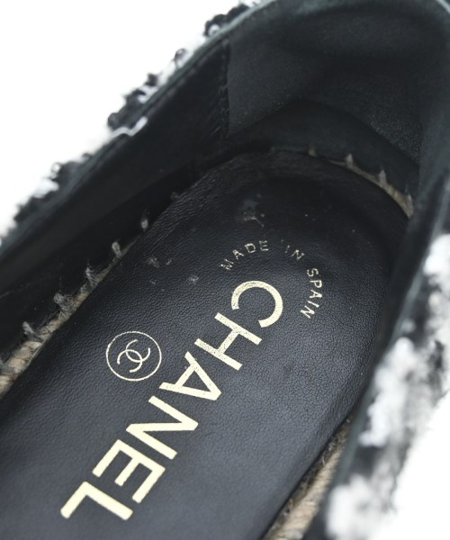 CHANEL（シャネル）エスパドリーユ 黒 サイズ:EU38(24.5cm位) レディース/2200668652100