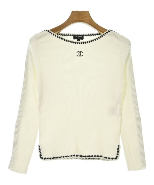 CHANEL(シャネル)ニット・セーター 白 サイズ:36(XS位)/2200663725076