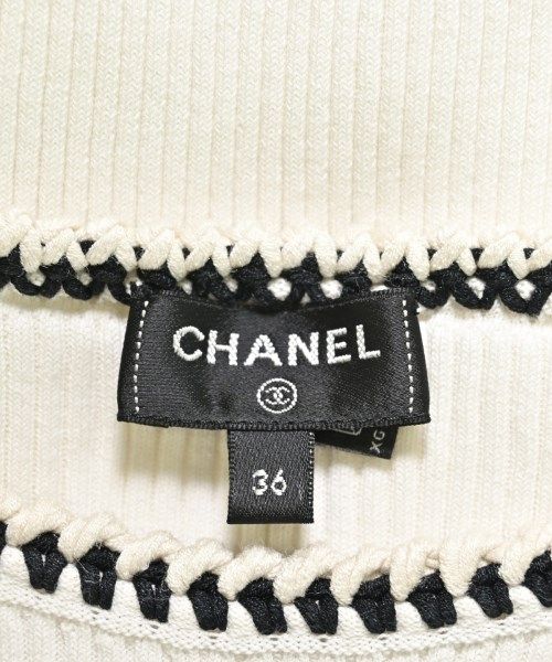 CHANEL（シャネル）ニット・セーター 白 サイズ:36(XS位) レディース/2200663725076