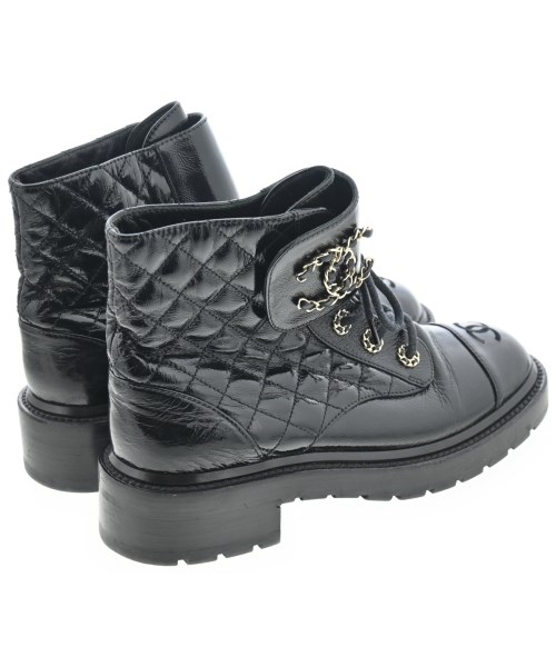 CHANEL（シャネル）ブーツ 黒 サイズ:EU38 1/2(25cm位) レディース/2200670879014