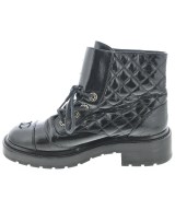 CHANEL（シャネル）ブーツ 黒 サイズ:EU38 1/2(25cm位) レディース/2200670879014