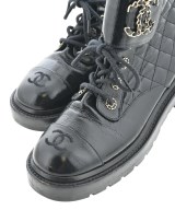 CHANEL（シャネル）ブーツ 黒 サイズ:EU38 1/2(25cm位) レディース/2200670879014
