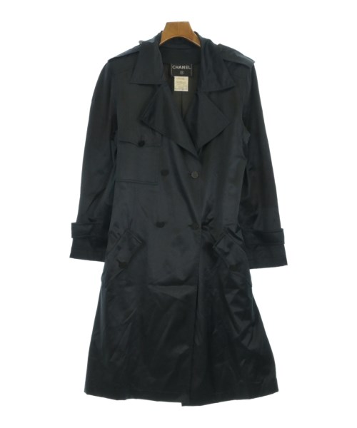 CHANEL(シャネル)トレンチコート 紺 サイズ:38(S位)/2200664780067