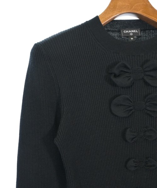 CHANEL（シャネル）ニット・セーター 黒 サイズ:36(XS位) レディース/2200672395062
