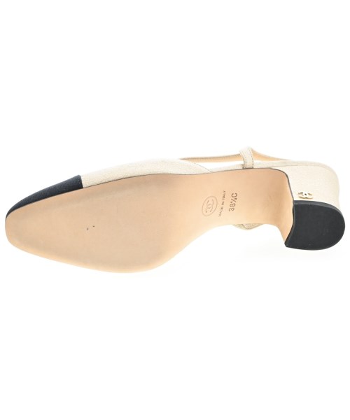 CHANEL（シャネル）パンプス ベージュ サイズ:EU38 1/2(25cm位) レディース/2200721517193