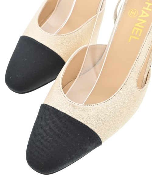 CHANEL（シャネル）パンプス ベージュ サイズ:EU38 1/2(25cm位) レディース/2200721517193