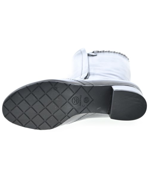 CHANEL（シャネル）ブーツ 黒 サイズ:EU38(24.5cm位) レディース/2200724944026