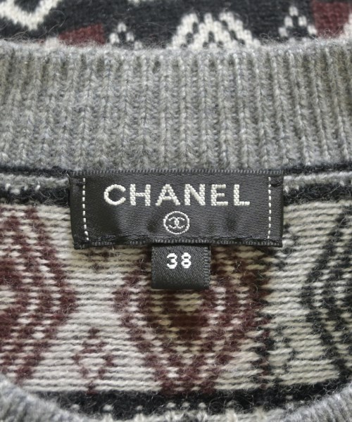 CHANEL（シャネル）ニット・セーター グレー サイズ:38(S位) レディース/2200722671030