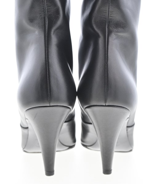 CHANEL（シャネル）ブーツ 黒 サイズ:EU38 1/2(25cm位) レディース/2200730413066