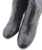 CHANEL（シャネル）ブーツ 黒 サイズ:EU38 1/2(25cm位) レディース/2200730413066