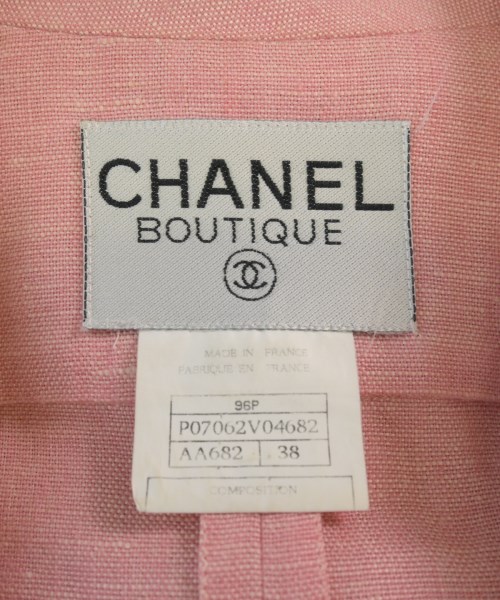 CHANEL（シャネル）カジュアルジャケット ピンク サイズ:38(S位) レディース/2200729702027