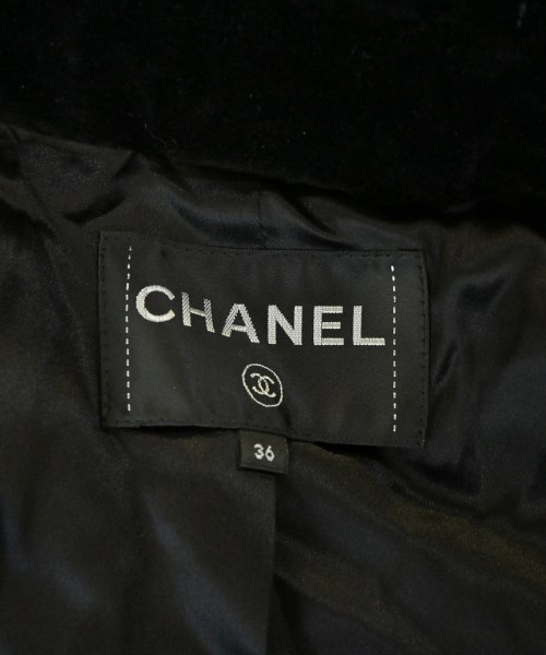 CHANEL（シャネル）チェスターコート 黒 サイズ:36(XS位) レディース/2200731520091