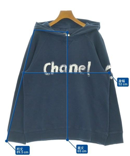 CHANEL（シャネル）パーカー 紺 サイズ:XL レディース/2200732916039