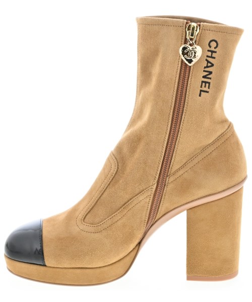 CHANEL（シャネル）ブーツ ベージュ サイズ:EU36(22.5cm位) レディース/2200733541018