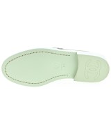 CHANEL（シャネル）ドレスシューズ/ローファー 緑 サイズ:EU36(22.5cm位) レディース/2200733541025