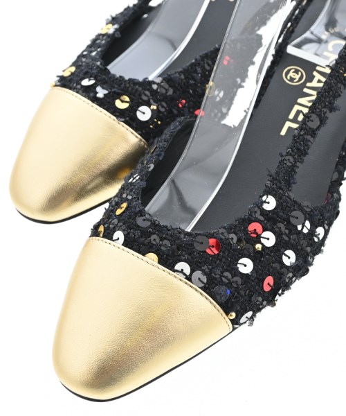 CHANEL（シャネル）サンダル 黒 サイズ:EU35 1/2(22cm位) レディース/2200733541032