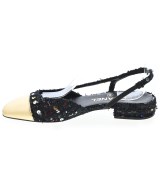 CHANEL（シャネル）サンダル 黒 サイズ:EU35 1/2(22cm位) レディース/2200733541032