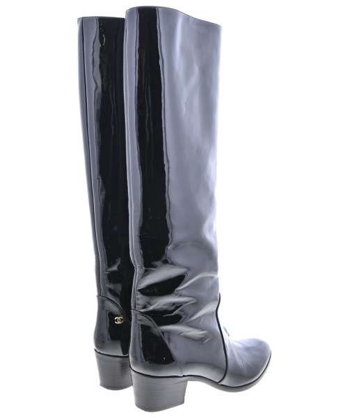 CHANEL（シャネル）ブーツ 黒 サイズ:EU38(24.5cm位) レディース/2200733684012