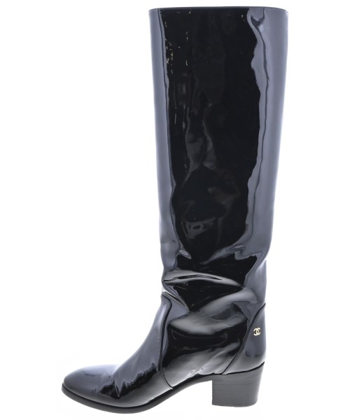 CHANEL（シャネル）ブーツ 黒 サイズ:EU38(24.5cm位) レディース/2200733684012