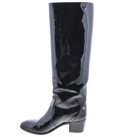 CHANEL（シャネル）ブーツ 黒 サイズ:EU38(24.5cm位) レディース/2200733684012