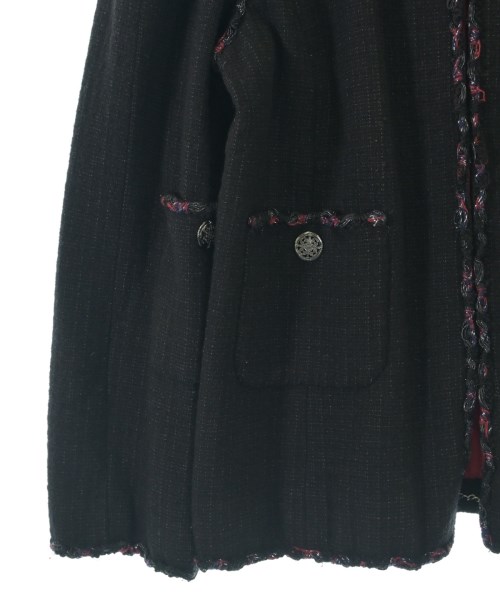 CHANEL（シャネル）ノーカラージャケット 黒 サイズ:40(M位) レディース/2200733922015