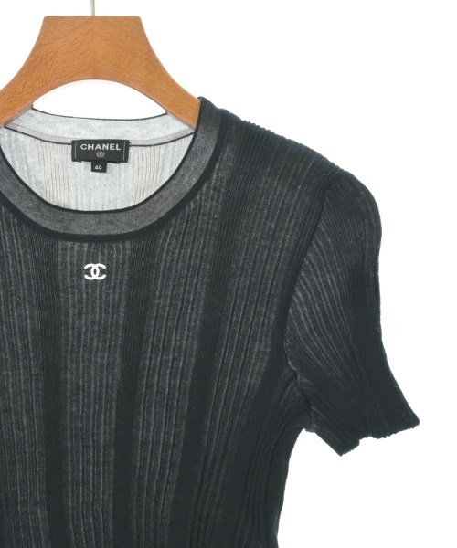 CHANEL（シャネル）Tシャツ・カットソー 黒 サイズ:40(M位) レディース/2200722681053