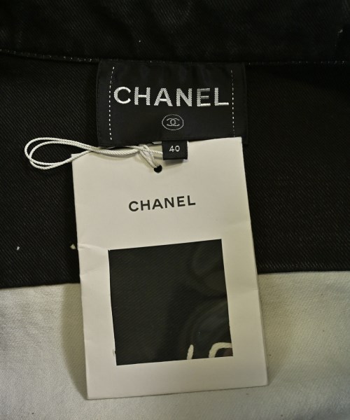 CHANEL（シャネル）デニムジャケット 黒 サイズ:40(M位) レディース/2200720420029