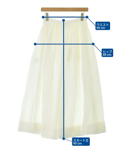 CHANEL（シャネル）ロング・マキシ丈スカート 白 サイズ:34(XS位) レディース/2200721046013