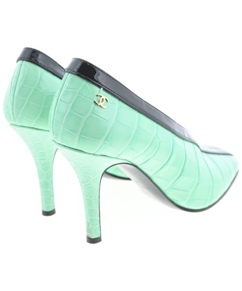 CHANEL（シャネル）パンプス 緑 サイズ:EU36(22.5cm位) レディース/2200722275214