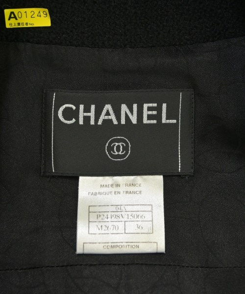 CHANEL（シャネル）カジュアルジャケット 黒 サイズ:36(XS位) レディース/2200722921012