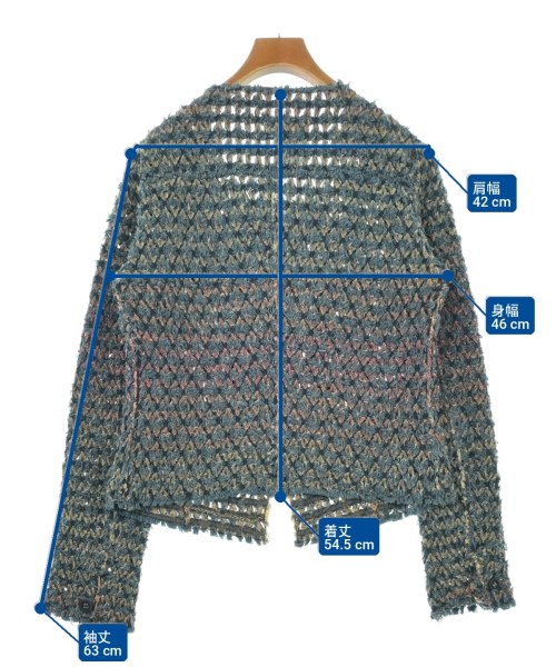 CHANEL（シャネル）ジャケット 青 サイズ:40(M位) レディース/2200713526325
