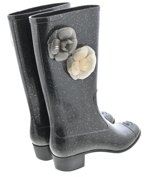 CHANEL（シャネル）ブーツ 黒 サイズ:EU36(22.5cm位) レディース/2200720315820